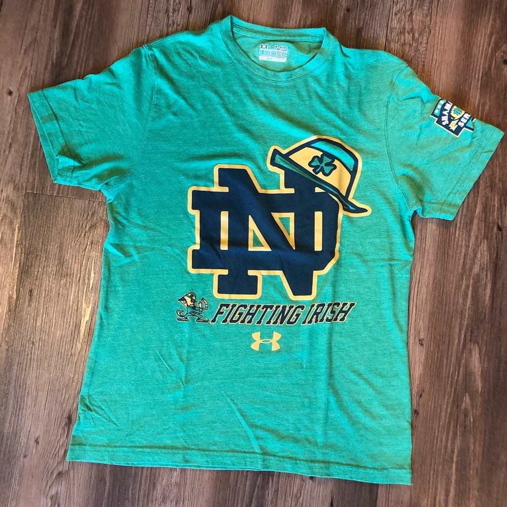 Under Armour Nortre Dame T-Shirt - Picture 1 of 4